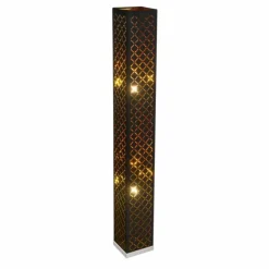 Luminaires Globo Lighting Lampadaires Et Lampes Sur Pied|Lampadaire Globo CLARKE Noir, 2 lumières