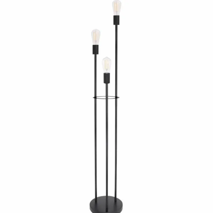 Luminaires Globo Lighting Lampadaires Et Lampes Sur Pied|Lampadaire Globo DECADI Noir, 3 lumières