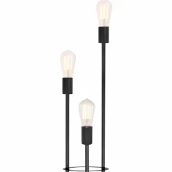Luminaires Globo Lighting Lampadaires Et Lampes Sur Pied|Lampadaire Globo DECADI Noir, 3 lumières