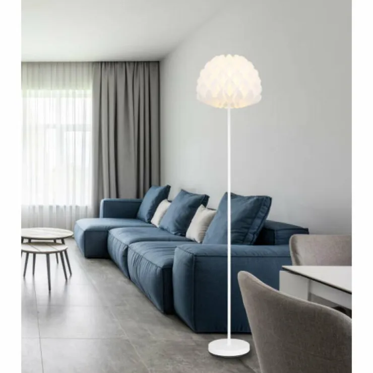 Luminaires Globo Lighting Lampadaires Et Lampes Sur Pied|Lampadaire Globo IRENE Blanc, 1 lumière