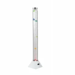 Luminaires Globo Lighting Éclairage Led|Lampadaire Globo LED Argenté, 12 lumières, Changeur de couleurs