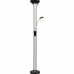 Luminaires Globo Lighting Éclairage Led|Lampadaire Globo LEONAS LED Laiton, Noir, 1 lumière