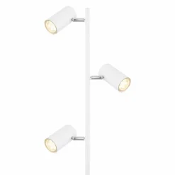 Luminaires Globo Lighting Lampadaires Et Lampes Sur Pied|Lampadaire Globo ROBBY Blanc, 3 lumières