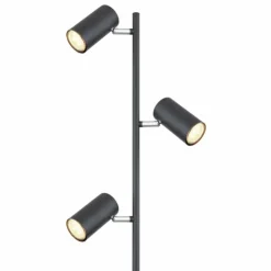 Luminaires Globo Lighting Lampadaires Et Lampes Sur Pied|Lampadaire Globo ROBBY Noir, 3 lumières
