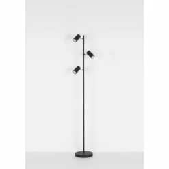 Luminaires Globo Lighting Lampadaires Et Lampes Sur Pied|Lampadaire Globo ROBBY Noir, 3 lumières