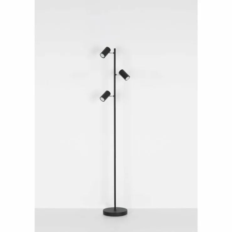 Luminaires Globo Lighting Lampadaires Et Lampes Sur Pied|Lampadaire Globo ROBBY Noir, 3 lumières