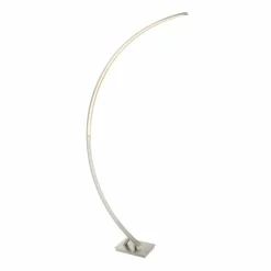 Luminaires Globo Lighting Lampadaires Et Lampes Sur Pied|Lampadaire Globo SAHARA LED Nickel mat, 1 lumière