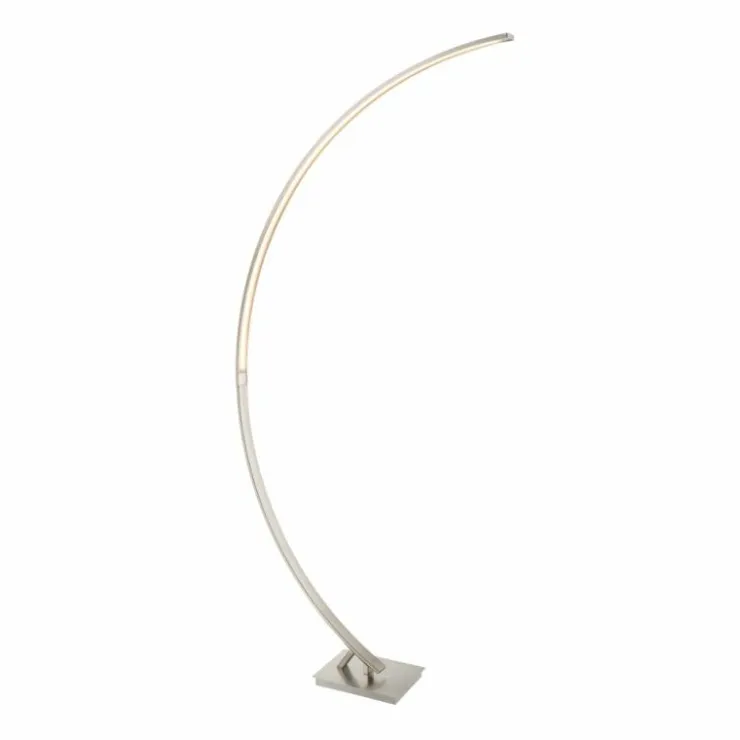 Luminaires Globo Lighting Lampadaires Et Lampes Sur Pied|Lampadaire Globo SAHARA LED Nickel mat, 1 lumière