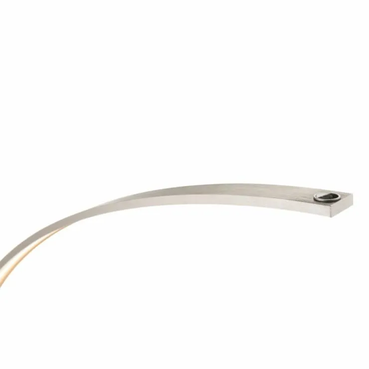 Luminaires Globo Lighting Lampadaires Et Lampes Sur Pied|Lampadaire Globo SAHARA LED Nickel mat, 1 lumière
