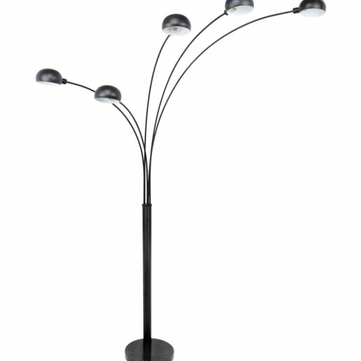 Luminaires Globo Lighting Lampadaires Et Lampes Sur Pied|Lampadaire Globo SEYMOUR Noir, 5 lumières