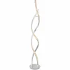 Luminaires Globo Lighting Éclairage Led|Lampadaire Globo STANIOS LED Chrome, 1 lumière, Télécommandes, Changeur de couleurs