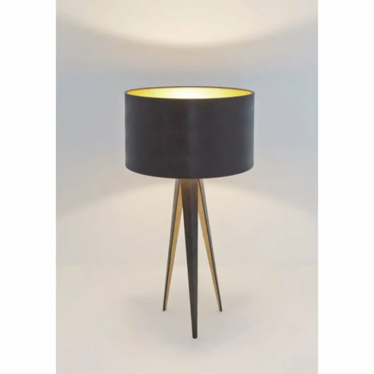Luminaires Holländer Lampadaires Et Lampes Sur Pied|Lampadaire Holländer PETRA Brun, Noir, 1 lumière