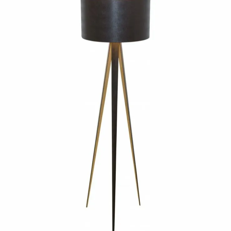 Luminaires Holländer Lampadaires Et Lampes Sur Pied|Lampadaire Holländer PETRA Brun, Noir, 1 lumière