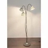 Luminaires Holländer Lampadaires Et Lampes Sur Pied|Lampadaire Holländer SNAIL ONE Argenté, 3 lumières
