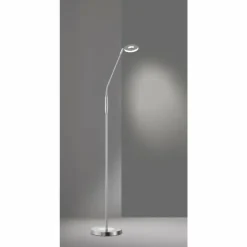 Luminaires Fischer & Honsel Éclairage Led|Lampadaire Honsel Dent LED Nickel mat, 1 lumière, Changeur de couleurs