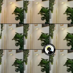 hofstein Lampadaires Et Lampes Sur Pied|Lampadaire Huallilemu LED Laiton, 1 lumière