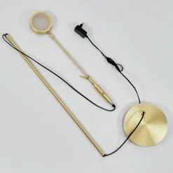 hofstein Lampadaires Et Lampes Sur Pied|Lampadaire Huallilemu LED Laiton, 1 lumière