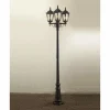 Lampadaire Konstsmide Firenze Noir, 3 lumières