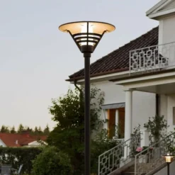 Lampadaire Konstsmide Gemini Noir, 1 lumière