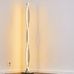 hofstein Éclairage Led|Lampadaire Kudus LED Chrome, 4 lumières