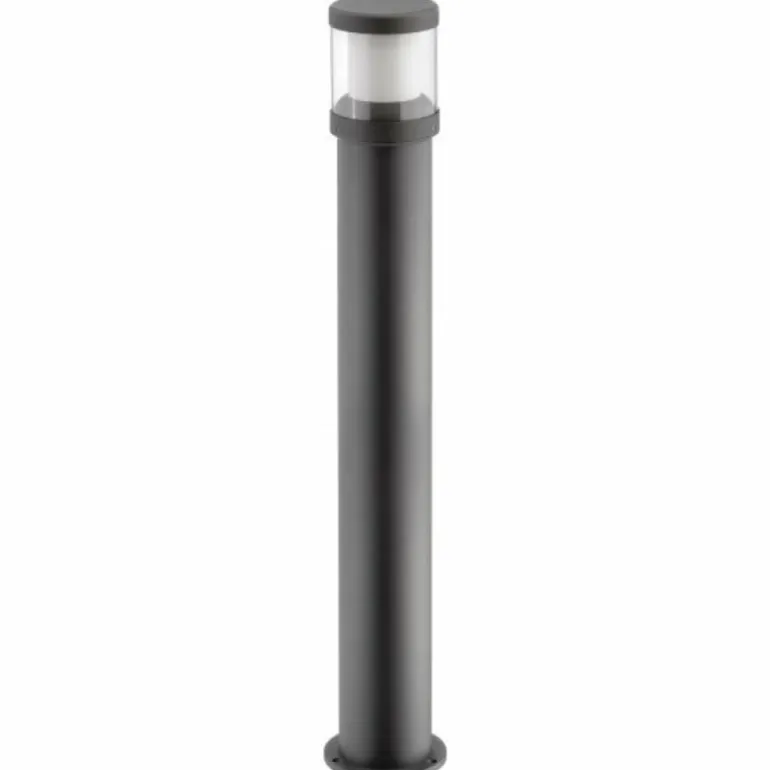 Lampadaire LCD Illertissen LED Noir, 1 lumière