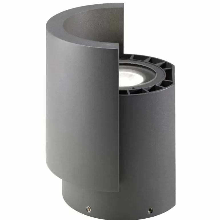 Lampadaire LCD Typ LED Gris, 1 lumière