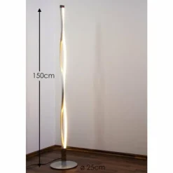 Luminaires Mantra Éclairage Led|Lampadaire LED Mantra SAHARA Chrome, 1 lumière