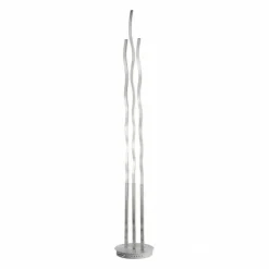 Luminaires Leuchten Direkt Éclairage Led|Lampadaire Leuchten Direkt WAVE LED Acier inoxydable, 3 lumières, Télécommandes