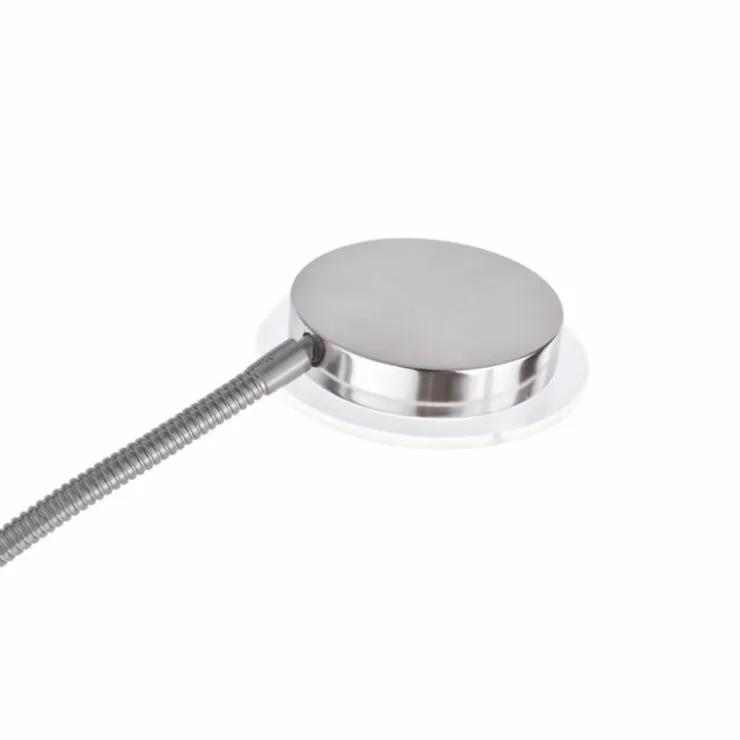 Luminaires Leuchten Direkt Lampadaires Et Lampes Sur Pied|Lampadaire Leuchten Direkt HANS LED Acier inoxydable, 2 lumières