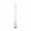 Lampadaire Leuchten Direkt Ls-WAVE LED Acier inoxydable, 3 lumières, Télécommandes, Changeur de couleurs