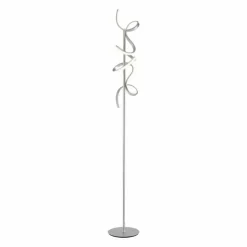 Luminaires Leuchten Direkt Lampadaires Et Lampes Sur Pied|Lampadaire Leuchten Direkt CURLS LED Argenté, 2 lumières