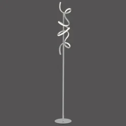 Luminaires Leuchten Direkt Lampadaires Et Lampes Sur Pied|Lampadaire Leuchten Direkt CURLS LED Argenté, 2 lumières