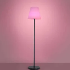 Lampadaire Leuchten Direkt HOLLY LED Noir, 1 lumière, Changeur de couleurs