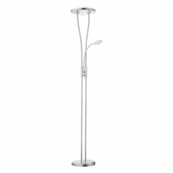 Luminaires Leuchten Direkt Lampadaires Et Lampes Sur Pied|Lampadaire Leuchten-Direkt HELIA LED Acier inoxydable, 4 lumières