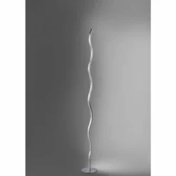 Luminaires Leuchten Direkt Éclairage Led|Lampadaire Leuchten-Direkt WAVE LED Acier inoxydable, 1 lumière