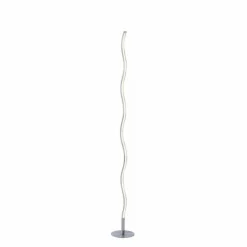 Luminaires Leuchten Direkt Éclairage Led|Lampadaire Leuchten-Direkt WAVE LED Acier inoxydable, 1 lumière