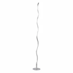 Luminaires Leuchten Direkt Éclairage Led|Lampadaire Leuchten-Direkt WAVE LED Acier inoxydable, 1 lumière