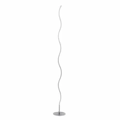 Luminaires Leuchten Direkt Éclairage Led|Lampadaire Leuchten-Direkt WAVE LED Acier inoxydable, 1 lumière