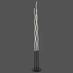 Luminaires Leuchten Direkt Lampadaires Et Lampes Sur Pied|Lampadaire Leuchten-Direkt WAVE LED Noir, 3 lumières, Télécommandes