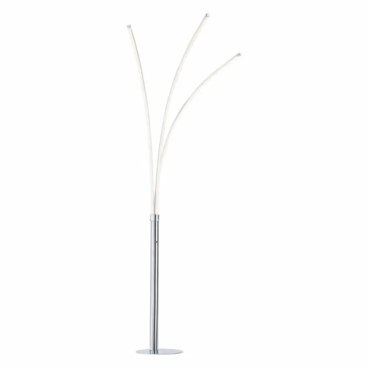 Luminaires Leuchten Direkt Éclairage Led|Lampadaire Leuchten-Direkt MAJA LED Chrome, 3 lumières