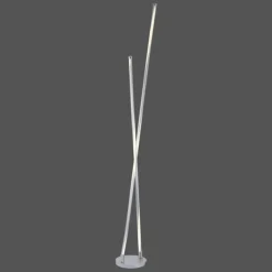 Luminaires Leuchten Direkt Éclairage Led|Lampadaire Leuchten-Direkt MARLO LED Acier inoxydable, 2 lumières