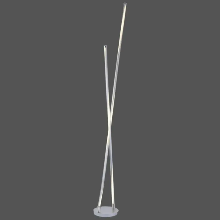 Luminaires Leuchten Direkt Éclairage Led|Lampadaire Leuchten-Direkt MARLO LED Acier inoxydable, 2 lumières