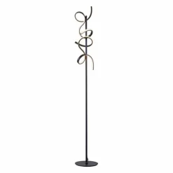 Luminaires Leuchten Direkt Éclairage Led|Lampadaire Leuchten-Direkt CURLS LED Noir, 2 lumières