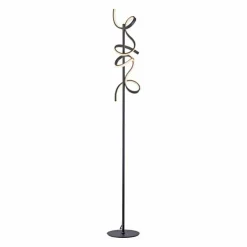 Luminaires Leuchten Direkt Éclairage Led|Lampadaire Leuchten-Direkt CURLS LED Noir, 2 lumières