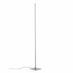 Luminaires Leuchten Direkt Éclairage Led|Lampadaire Leuchten-Direkt HENRY LED Acier brossé, 1 lumière, Télécommandes