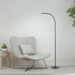 Luminaires Leuchten Direkt Éclairage Led|Lampadaire Leuchten-Direkt KELLY LED Noir, 1 lumière