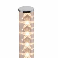 Luminaires Leuchten Direkt Éclairage Led|Lampadaire Leuchten-Direkt BINGO LED Chrome, 1 lumière, Télécommandes, Changeur de couleurs