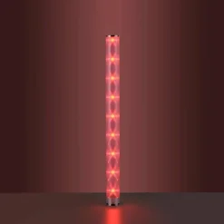 Luminaires Leuchten Direkt Éclairage Led|Lampadaire Leuchten-Direkt BINGO LED Chrome, 1 lumière, Télécommandes, Changeur de couleurs