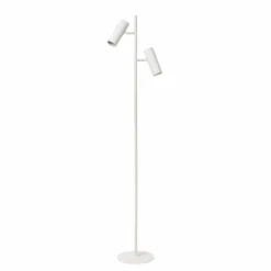 Luminaires Lucide Lampadaires Et Lampes Sur Pied|Lampadaire Lucide CLUBS Blanc, 2 lumières