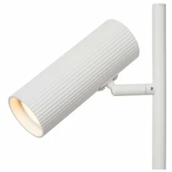 Luminaires Lucide Lampadaires Et Lampes Sur Pied|Lampadaire Lucide CLUBS Blanc, 2 lumières